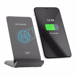 Chargeur à induction - Turbo Charge - 15W - Charge rapide - Compatible smartphone - Noir