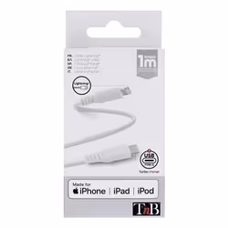 T'nB CBLTC01WH câble Lightning 1 m Blanc - Vue supplémentaire 3