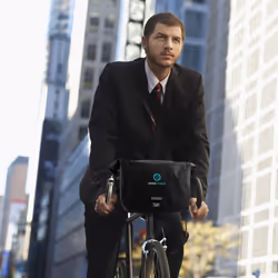 T'nB UMFRONTBAG sacoche et panier pour bicyclette Devant Sacoche pour bicyclette 9,3 L PVC Noir