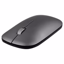 T'nB Souris sans fil DUAL CONNECT iClick, Ambidextre, RF sans fil + Bluetooth, 1600 DPI, Graphite