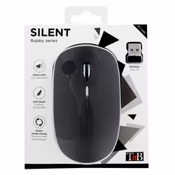 T'nB Souris sans fil silent click RUBBY noire