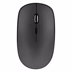 T'nB Souris sans fil rechargeable RUBBY, Ambidextre, RF sans fil, 1600 DPI, Anthracite
