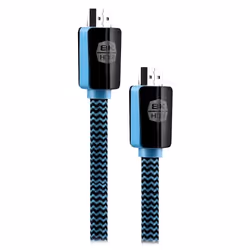 T'nB HDMI8K2, 2 m, HDMI Type A (Standard), HDMI Type A (Standard), Compatibilité 3D, 48 Gbit/s, Noir, Bleu
