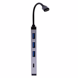 T'nB HUBALU6 station d'accueil USB 3.2 Gen 1 (3.1 Gen 1) Type-C Gris