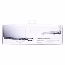 T'nB DOCKUSBC11 station d'accueil Avec fil USB 3.2 Gen 1 (3.1 Gen 1) Type-C Argent - Vue supplémentaire 8