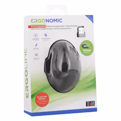 T'nB Mini souris sans fil ergonomique verticale et rechargeable - Vue supplémentaire 5