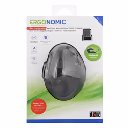 T'nB Mini souris sans fil ergonomique verticale et rechargeable - Vue supplémentaire 6