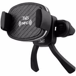 Support mâchoire T n b pour grilles d aération NFC Carbone Noir