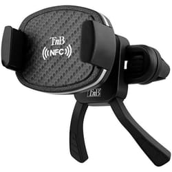 Support mâchoire T n b pour grilles d aération NFC Carbone Noir