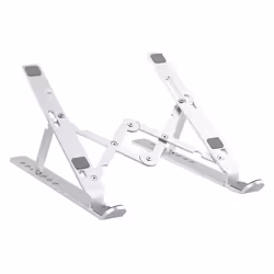 T'nB iClick Notebook Aluminium Stand, Support pour ordinateur portable et tablette, Argent, Aluminium, 43,2 cm (17"), 238 mm, ...