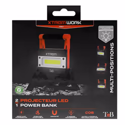 T'nB Xtremwork Noir, Rouge Lampe-torche universelle COB LED - Vue supplémentaire 10
