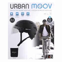 T'nB UMHELMLED2 casque de sport Noir, Transparent - Vue supplémentaire 9