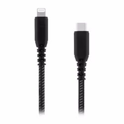 T'nB XCBLTC150, 1,5 m, Lightning, USB C, Mâle, Mâle, Noir