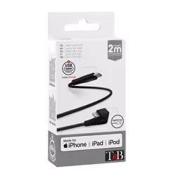 T'nB CBLTCG2BK câble Lightning 1 m Noir - Vue supplémentaire 4