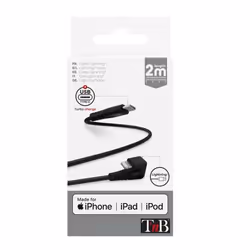 T'nB CBLTCG2BK câble Lightning 1 m Noir - Vue supplémentaire 5