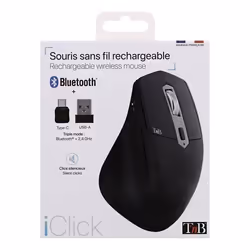 T'nB MWBTPOWER3 souris Universel Gauche RF Wireless + USB Type-C 2400 DPI - Vue supplémentaire 10