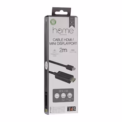 T'nB Cable HDMI Mini Displayport 2m HDMI Type A (Standard) Noir