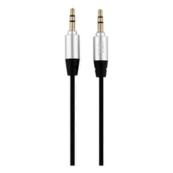 T'nB JACK 3,5MM M/M 3M (ARGENT/NOIR) câble audio