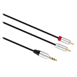 T'nB JACKRCAOR3 câble audio 3 m 3,5mm 2 x RCA Noir