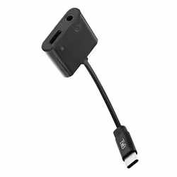 TNB Adaptateur USB-C vers jack 3.5mm femelle + USB-C femelle
