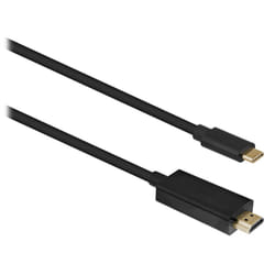 T'nB TCHDMI2 câble HDMI 2 m HDMI Type A (Standard) USB Type-C Noir