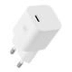 Chargeur secteur USB-C Power Delivery 20W - TnB - Blanc - Technologie Power Delivery