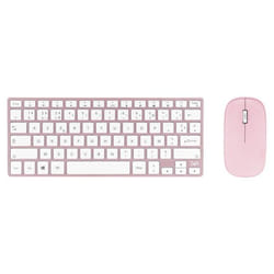 T'nB KBCOLORPK clavier Souris incluse Bluetooth AZERTY Français Rose