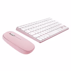 T'nB KBCOLORPK clavier Souris incluse Bluetooth AZERTY Français Rose