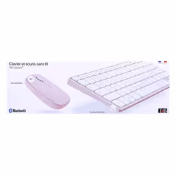 T'nB KBCOLORPK clavier Souris incluse Bluetooth AZERTY Français Rose - Vue supplémentaire 9