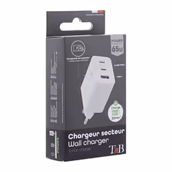 T'nB CHGAN65W chargeur d'appareils mobiles Universel Blanc Secteur Charge rapide - Vue supplémentaire 6