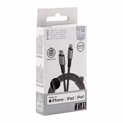 T'nB CBLTCLTD câble Lightning 1,5 m Noir, Gris - Vue supplémentaire 6