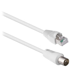 T'nB RJ45COAX2 câble coaxial 2 m RJ-45 Blanc