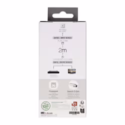 T'nB RJ45COAX2 câble coaxial 2 m RJ-45 Blanc - Vue supplémentaire 4