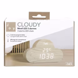 T'nB CLOCKCLWD réveille-matin Réveil numérique Bois - Vue supplémentaire 4
