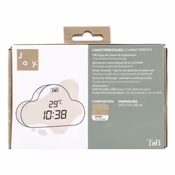 T'nB CLOCKCLWD réveille-matin Réveil numérique Bois - Vue supplémentaire 5
