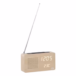 T'nB CLOCKFMWD Radio portable Horloge Numérique Bois - Vue supplémentaire 4