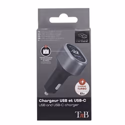 T'nB CACPOWER chargeur d'appareils mobiles Universel Noir, Gris Allume-cigare Charge rapide - Vue supplémentaire 7