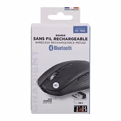 T'nB MWGRADIENTBK souris Droitier Bluetooth + USB Type-C 1600 DPI - Vue supplémentaire 6