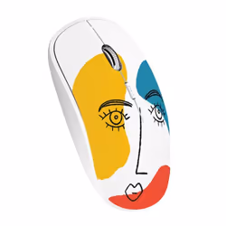T'nB EXCLUSIV, Ambidextre, Bluetooth, 1600 DPI, Bleu, Rouge, Blanc, Jaune