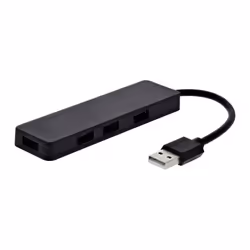 T'nB HUBUSBFIRST, Avec fil, USB 2.0, Noir, 0,48 Gbit/s, 0,14 m, Windows 10, Windows 7, Windows 8, Windows 8.1, Windows Vista, ...