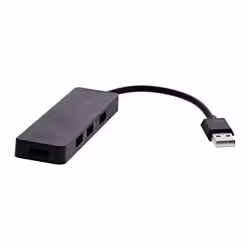 T'nB HUBUSBFIRST station d'accueil Avec fil USB 2.0 Noir
