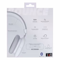 T'nB CBBOUNCEWH Casque Bluetooth Blanc - Vue supplémentaire 6