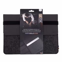 T'nB SLFR14BK2 14" Housse Noir, Gris