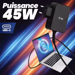 T'nB CHNBTC45W chargeur d'appareils mobiles Universel Noir Secteur Intérieure - Vue supplémentaire 3