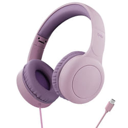 Casque Audio Filaire USB-C - T'nB - Tonality Link - Arceau Réglable - Micro Intégré - Violet