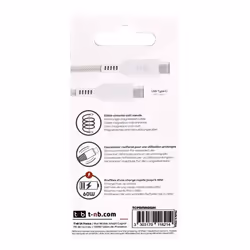 T'nB TCPDMAGWH câble USB 1,5 m USB C Blanc - Vue supplémentaire 5