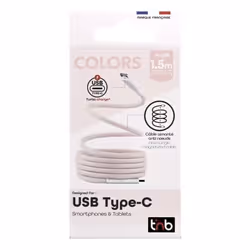 T'nB TCPDMAGPK câble USB USB 3.2 Gen 1 (3.1 Gen 1) 1,5 m USB C Rose, Blanc