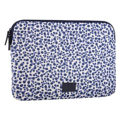 TnB - Housse PC/Mac 14-15 Antichoc Tissu RPET Recyclé Intérieur Doux Fermeture Sécurisée - Modèle Blueberry