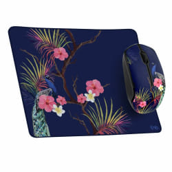 Souris et Tapis de Souris Gaming T'NB TROPIC Bleu foncé