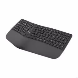 TnB - ERGO - Clavier ergonomique sans fil rechargeable Bluetooth + 24GHz